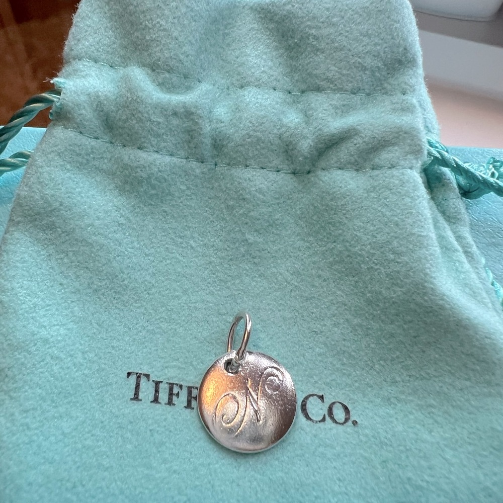 Authentic Tiffany & Co small initial charm